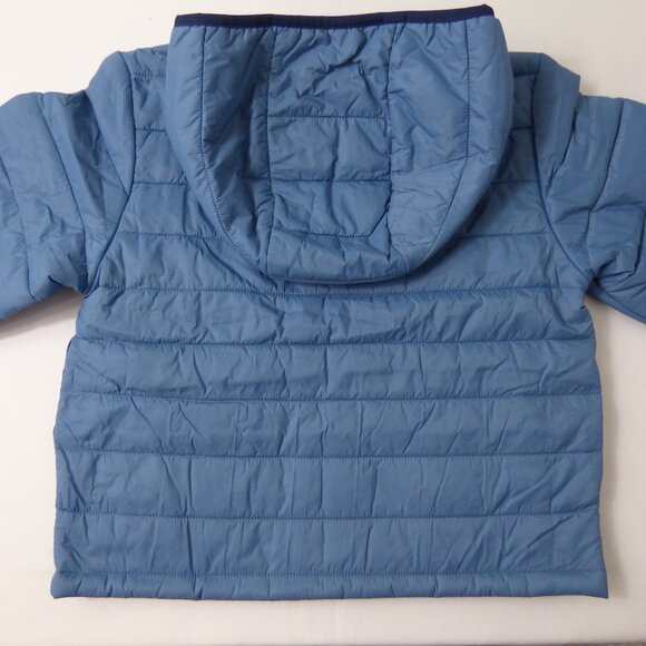 NWT Crewcuts Blue Puffer Coat, Size Large (10 Years) - Picture 2 of 3